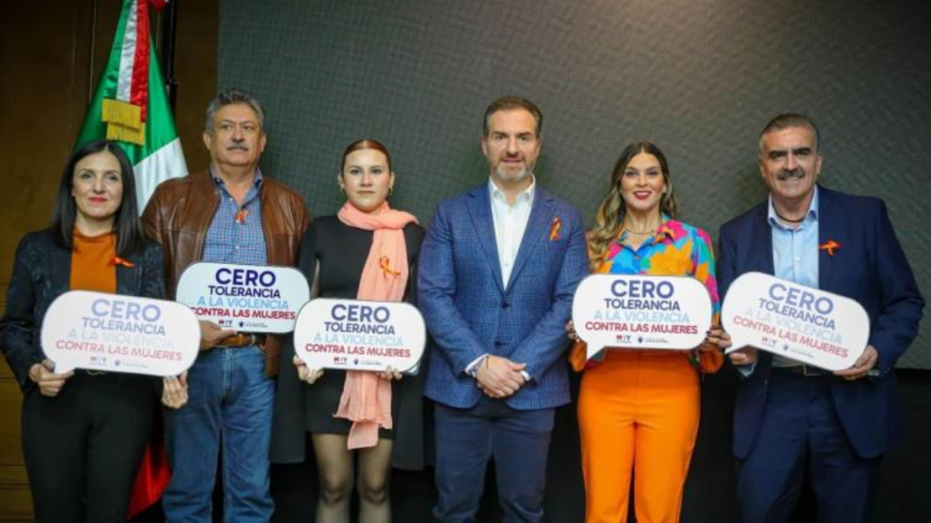 Adrián de la Garza anuncia "Sendero Seguro" para proteger a mujeres.
