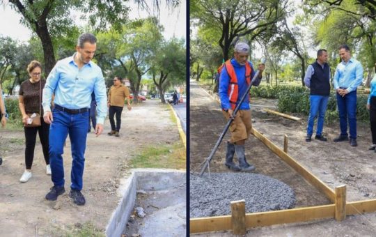 parque roma, monterrey, obras