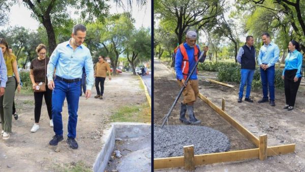 parque roma, monterrey, obras