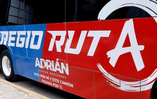 Regio ruta transporte público y gratuito