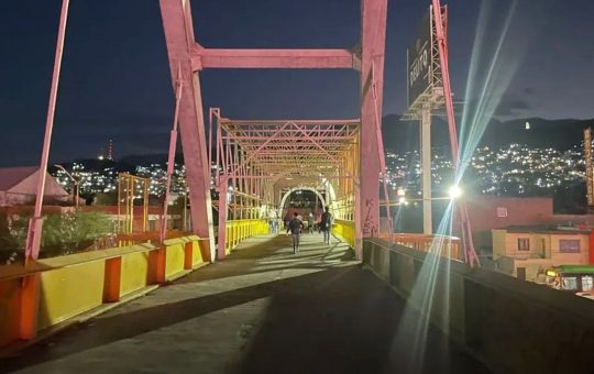 Monterrey, sendero seguro, puente del papa