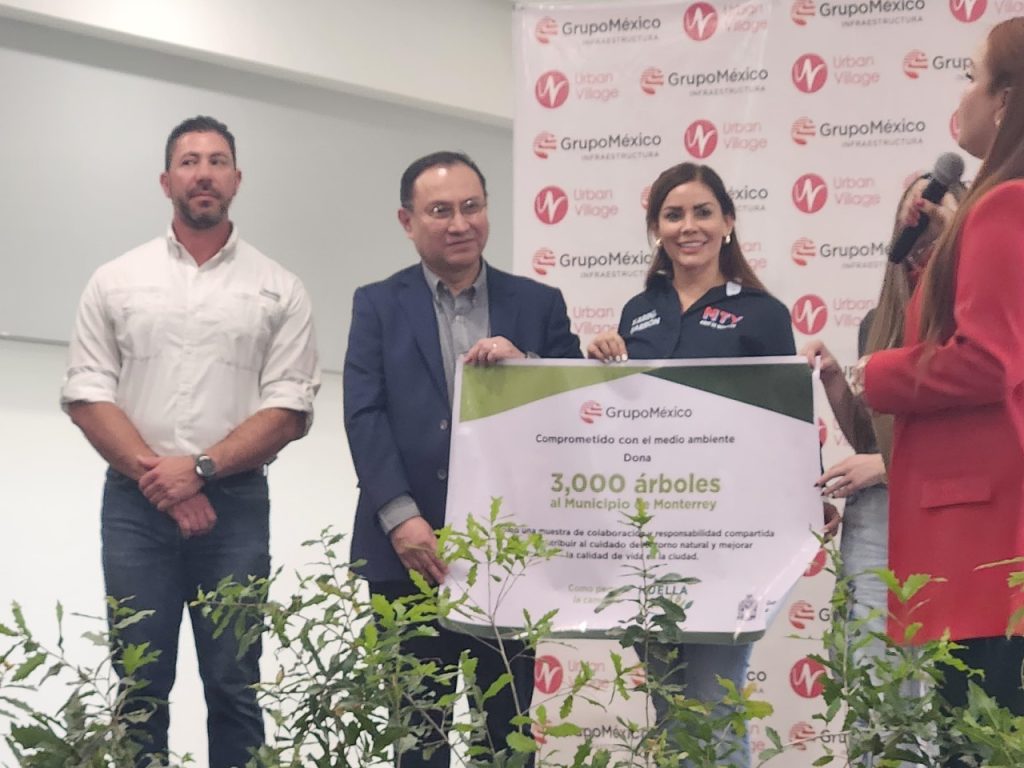 Donativo Árboles a Mty Grupo México - Nuevo León Primero Donativo-de-árboles-grupo-méxico-reforestación-urbana-monterrey