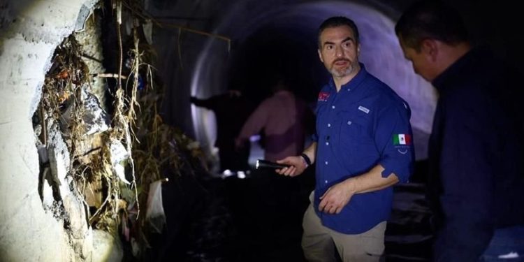 Monterrey-buscará-solución-a-la-obstrucción-del-drenaje-pluvial-por-obras-del-metro - Nuevo León Primero