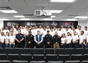 Ingreso-de-41-cadetes-a-la-policía-de-monterrey-carrera-policial-apoyo-económico - Nuevo León Primero