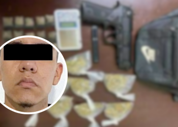 Arma-de-juguete-santa-catarina-droga-delincuente-amenaza - Nuevo León Primero