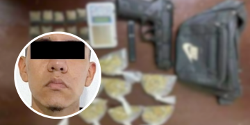 Arma-de-juguete-santa-catarina-droga-delincuente-amenaza - Nuevo León Primero