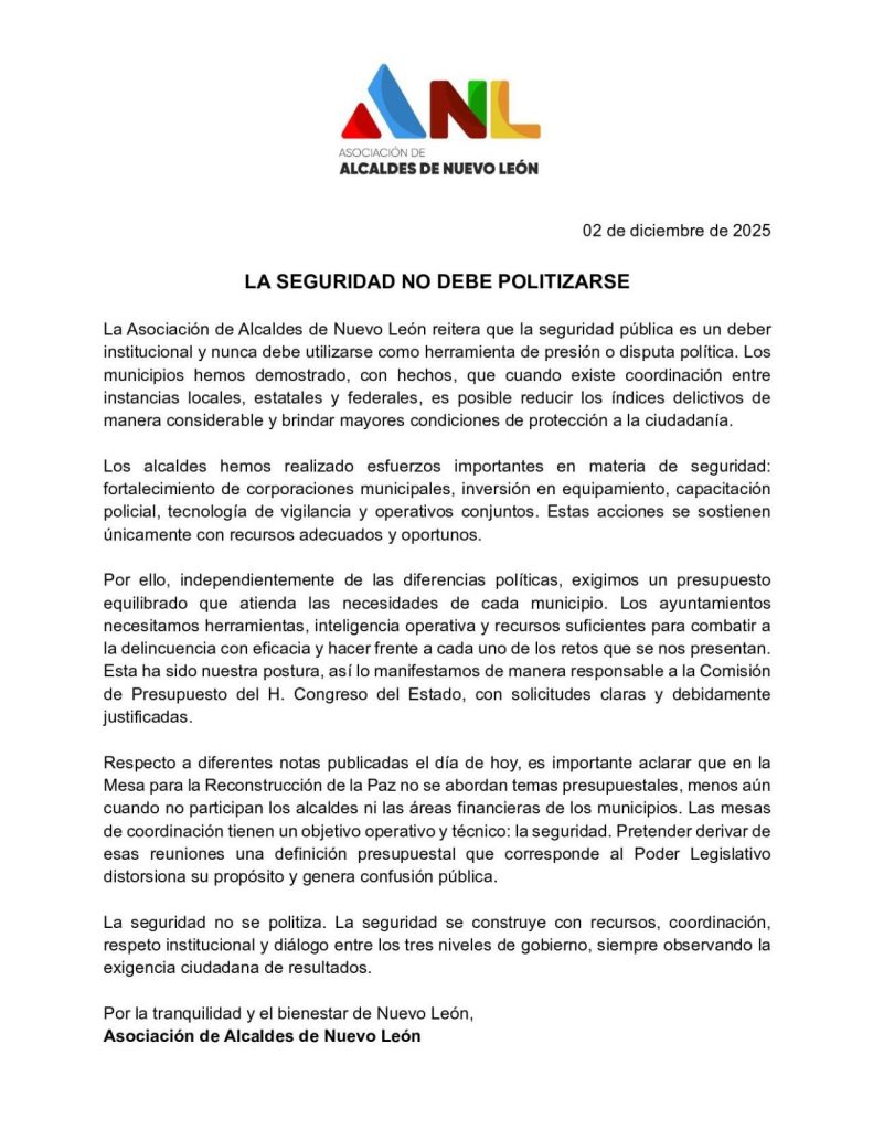  - Nuevo León Primero