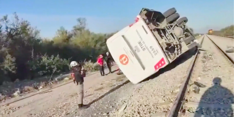 Choque-de-tren-transporte-de-personal-accidente-ferroviario-pesquería-víctimas-mortales - Nuevo León Primero