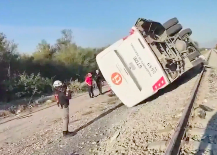 Choque-de-tren-transporte-de-personal-accidente-ferroviario-pesquería-víctimas-mortales - Nuevo León Primero