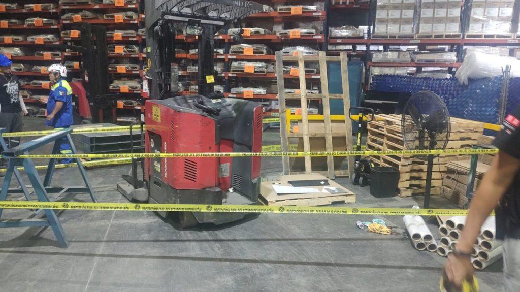 Montacargas-accidente-san-nicolas - Nuevo León Primero Accidente Laboral Con Un Montacargas En San Nicolás Dejó Una Mujer Herida - Nuevo León Primero